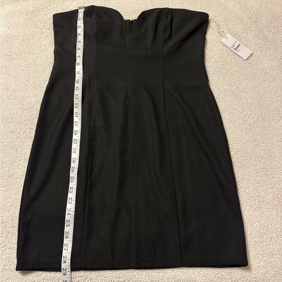 Reformation Black Sweetheart Strapless Joline Mini Dress - Picture 3 of 14